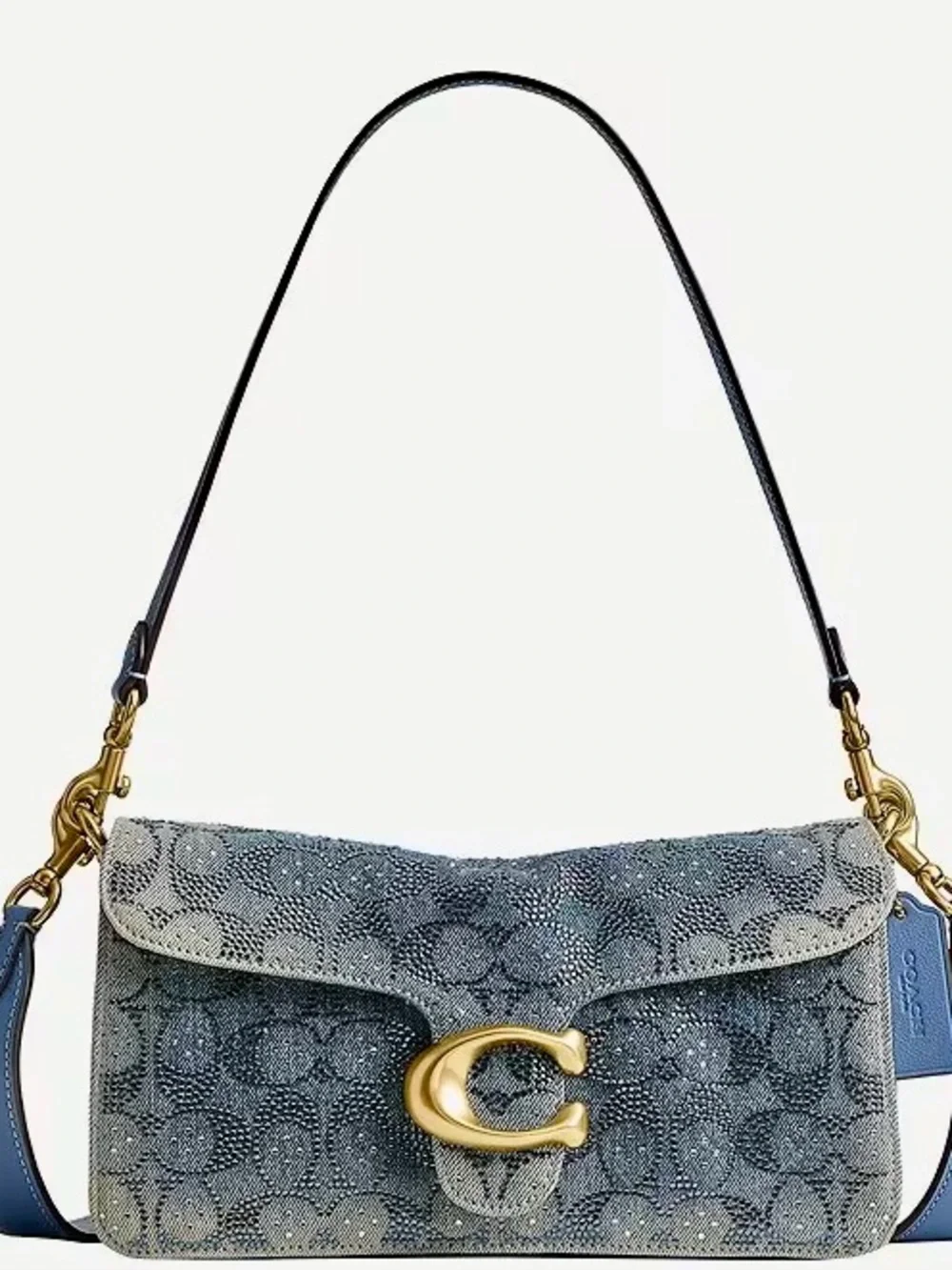 BNWT!!!!  Coach Crystal Signature Denim Tabby 26 Shoulder Bag!! 💙💙💙